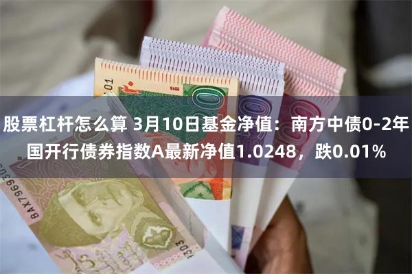 股票杠杆怎么算 3月10日基金净值：南方中债0-2年国开行债券指数A最新净值1.0248，跌0.01%